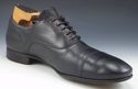 PRADA sz 6.5 LEATHER CAP TOE OXFORDS 2E2720 MENS B