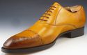 New - GUCCI sz 7.5 BURNISHED CAP TOE OXFORDS 22509