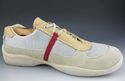 PRADA sz 7 SUEDE & NYLON MESH SNEAKER 204E1069 MEN