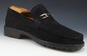 BRUNO MAGLI sz 8 BLAINE SUEDE LUG SOLE BIT LOAFERS