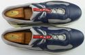 PRADA sz 9 LEATHER & NYLON MESH SNEAKERS PS0906 ME