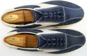 PRADA sz 10 SUEDE & LEATHER SNEAKERS 4E0919 MENS F