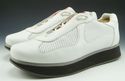 PRADA sz 8.5 LEATHER DOUBLE SOLE SNEAKERS 4E2352 M