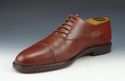 FERRAGAMO sz 9 B TORRE CAP TOE OXFORD UH14966 MENS