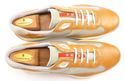 PRADA sz 9 PEBBLED LEATHER & MESH SNEAKERS 4E1274 