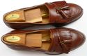 GUCCI sz 43.5 LEATHER TASSEL & KILTIE LOAFER 11012