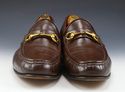 CHURCH'S sz 11N HANDMADE LEATHER BIT LOAFERS 203 M