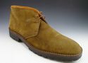 FERRAGAMO sz 11.5 SUEDE CHUKKA ANKLE BOOTS UQ5178 