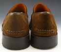 FERRAGAMO sz 8.5 SUEDE LUG SOLE LOAFERS UR32823 ME