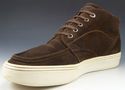 FERRAGAMO sz 10.5 SUEDE LACE UP DESERT BOOTS TV148