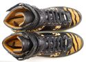 JIMMY CHOO sz 43.5 ANIMAL PRINT HIGH TOP SNEAKERS 