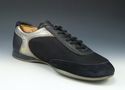 PRADA sz 7 NYLON MESH & LEATHER SNEAKER 4E1020 MEN