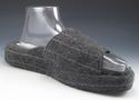 DOLCE & GABBANA sz 10 CASHMERE SLIDE SANDALS 746 M