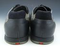 PRADA sz 11 NYLON MESH & LEATHER SNEAKERS 4E1020 M