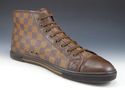 LOUIS VUITTON sz 8.5 DAMIER CANVAS SNEAKERS GO0069