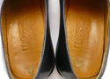 FERRAGAMO sz 11 LEATHER BICYCLE TOE LOAFER UG22218