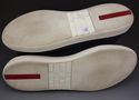 PRADA sz 10.5 SUEDE LACE UP SNEAKER 4E2431 MENS BL