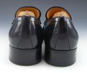 FERRAGAMO sz 7.5 PATENT LEATHER TUXEDO LOAFER 2652