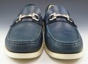 FERRAGAMO sz 11 SIGNATURE BIT BOAT / DECK LOAFERS 