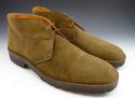 FERRAGAMO sz 11.5 SUEDE CHUKKA ANKLE BOOTS UQ5178 