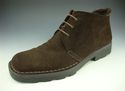 FERRAGAMO sz 11.5 SUEDE ANKLE BOOT UQ6151 MENS BRO