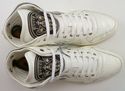 GUCCI sz 10.5 LEATHER HIGH TOP FRINGE SNEAKER 2150