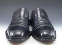 FERRAGAMO sz 11 LEATHER BICYCLE TOE LOAFER UG22218