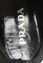 PRADA sz 7 LEATHER WINGTIP CHELSEA BOOTS 2TA014 ME