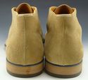 PRADA sz 8.5 SUEDE PLAIN TOE ANKLE BOOTS 2TF010 ME