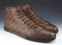 LOUIS VUITTON sz 8.5 DAMIER CANVAS SNEAKERS GO0069