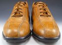 TOD'S sz 10.5 LEATHER BICYCLE TOE OXFORDS MENS LIG