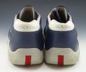 PRADA sz 8.5 LEATHER LACE UP SPORT SNEAKERS 4E1298