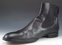 CHRISTIAN DIOR sz 44.5 LEATHER ANKLE BOOTS 8EBM ME