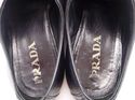 PRADA sz 8.5 LEATHER BICYCLE TOE OXFORDS 2E2622 ME