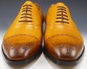 New - GUCCI sz 7.5 BURNISHED CAP TOE OXFORDS 22509