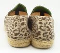 STUBBS & WOOTTON sz 43 LEOPARD PRINT CANVAS ESPADR