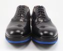 PRADA sz 5 LEATHER THICK SOLE PLAIN TOE OXFORDS 2E