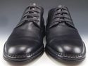 JOHN VARVATOS sz 9 LEATHER PLAIN TOE OXFORDS F191D