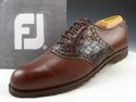 FOOTJOY CLASSICS sz 8 B SPIKELESS LEATHER GOLF SHO