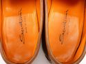 New - SANTONI sz 12 PEBBLED LEATHER LOAFERS 381990