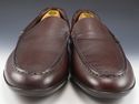 New - SANTONI sz 12 TATUM LEATHER MOCCASIN TOE LOA