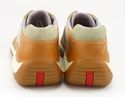 PRADA sz 9 PEBBLED LEATHER & MESH SNEAKERS 4E1274 