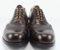 PRADA sz 40 LEATHER WINGTIP OXFORDS 1E4871 MENS BR