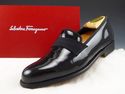 FERRAGAMO sz 8 NOTTE PATENT FORMAL LOAFER UH29940 