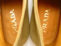 PRADA sz 8.5 SUEDE PLAIN TOE ANKLE BOOTS 2TF010 ME