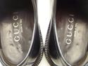 GUCCI sz 8.5 SMOOTH LEATHER CAP TOE OXFORDS 111526