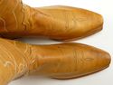 LUCCHESE sz 8.5 1883 BURNISHED LEATHER BOOTS N1566