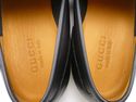 New - GUCCI sz 8 LEATHER APRON TOE LOAFER 312756 M