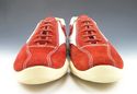 PRADA sz 9.5 SUEDE & LEATHER LACE UP SNEAKERS 4E09