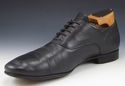 PRADA sz 6.5 LEATHER CAP TOE OXFORDS 2E2720 MENS B